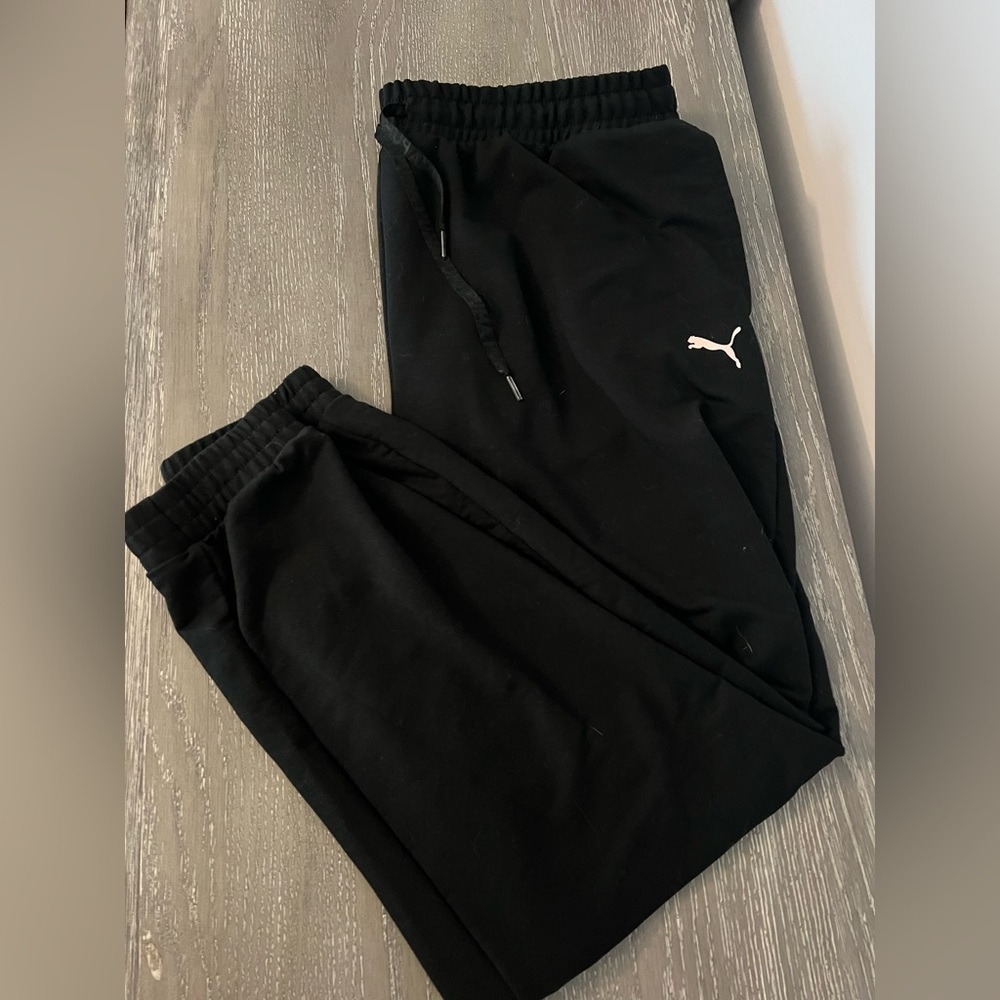 Black Puma joggers